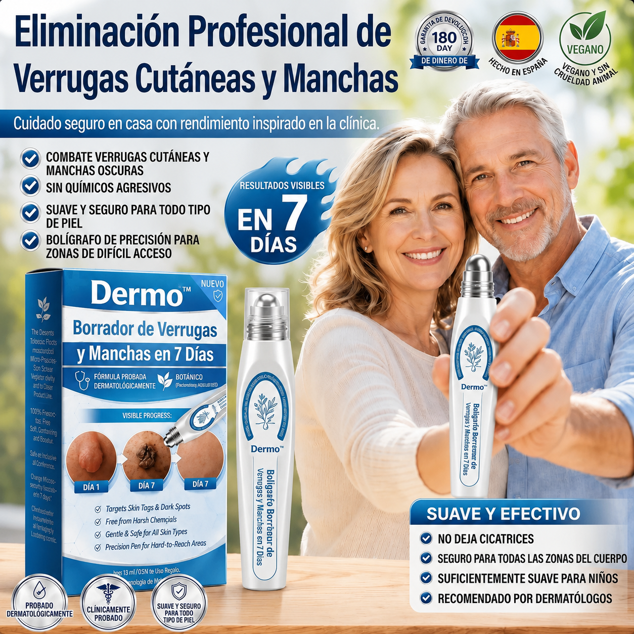Dermo™Elimina Verrugas y Manchas en 7 Días