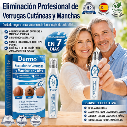 Dermo™Elimina Verrugas y Manchas en 7 Días