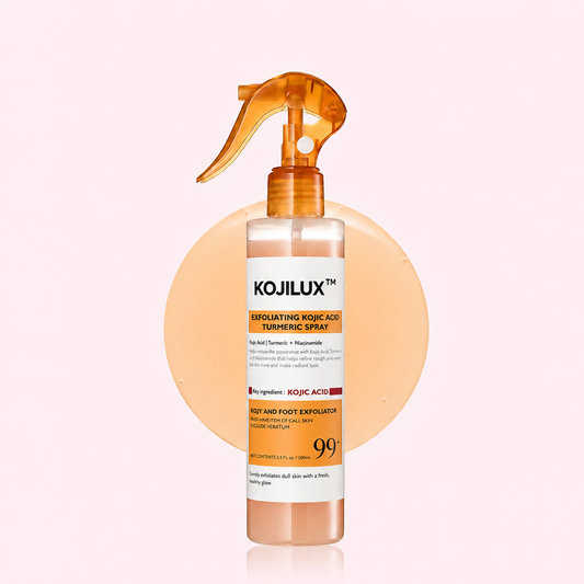 Kojilux™ – Spray Exfoliante con Ácido Kójico 99% – Elimina Manchas y Zonas Oscuras