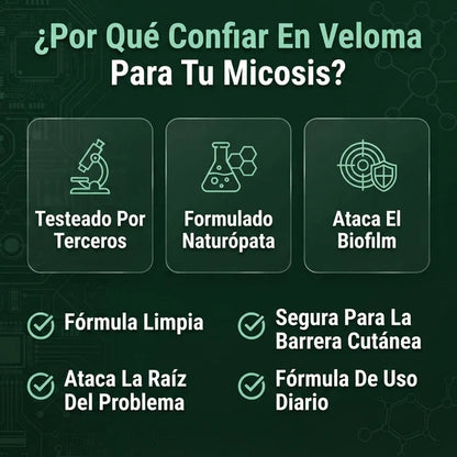 Veloma™–Acaba con el hongo desde la raíz