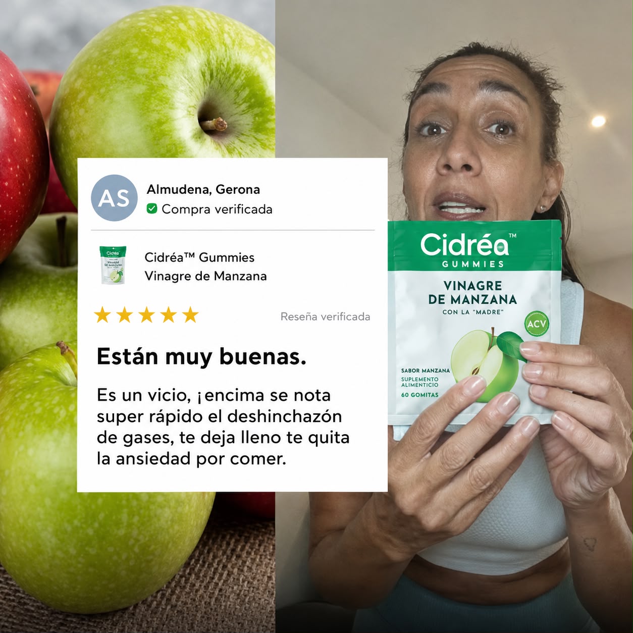 Cidréa™ – Gummies de Vinagre de Manzana